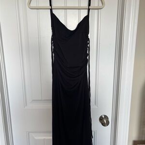 ZARA Draped Midi Dress